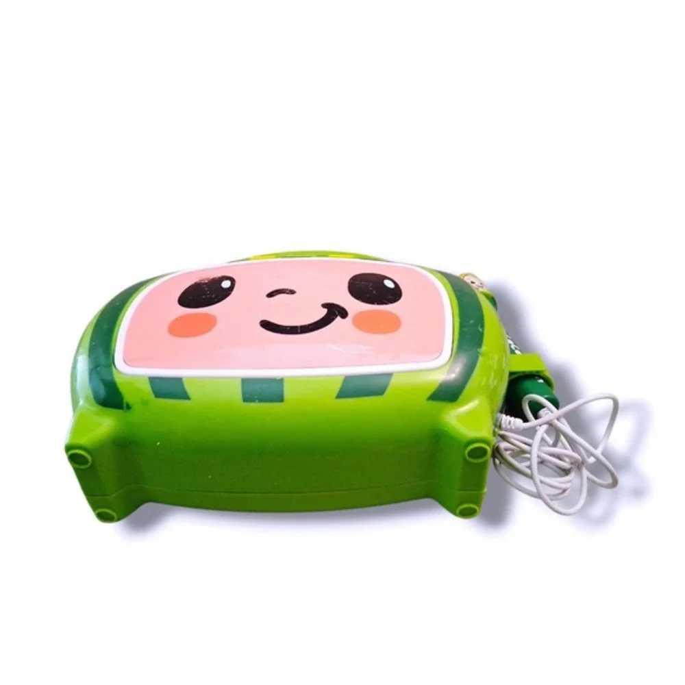 Cocomelon Kids Karaoke Machine w/ Microphone Bluetooth USB MP3 24 Songs Included